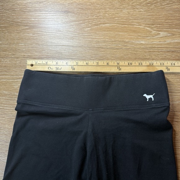 PINK Victoria's Secret Women's Yoga Leggings Black Stretch Activewear Size S - Picture 6 of 9